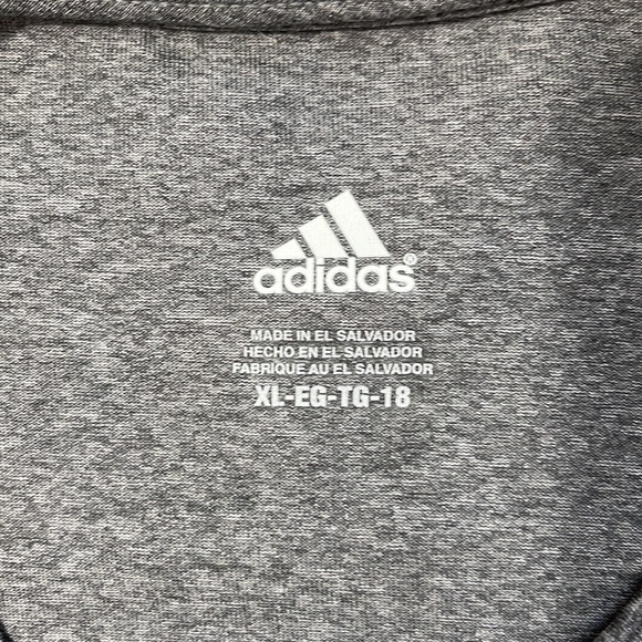 Adidas Gray Miami Heat Long Sleeve T Shirt Size YOUTH XL - Picture 4 of 7